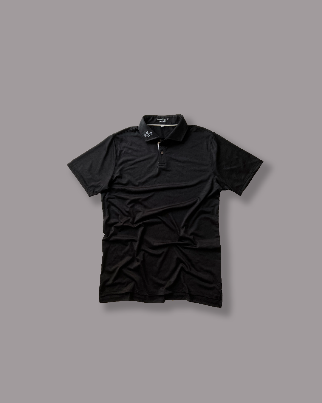 Jacquard Polo - Space Black