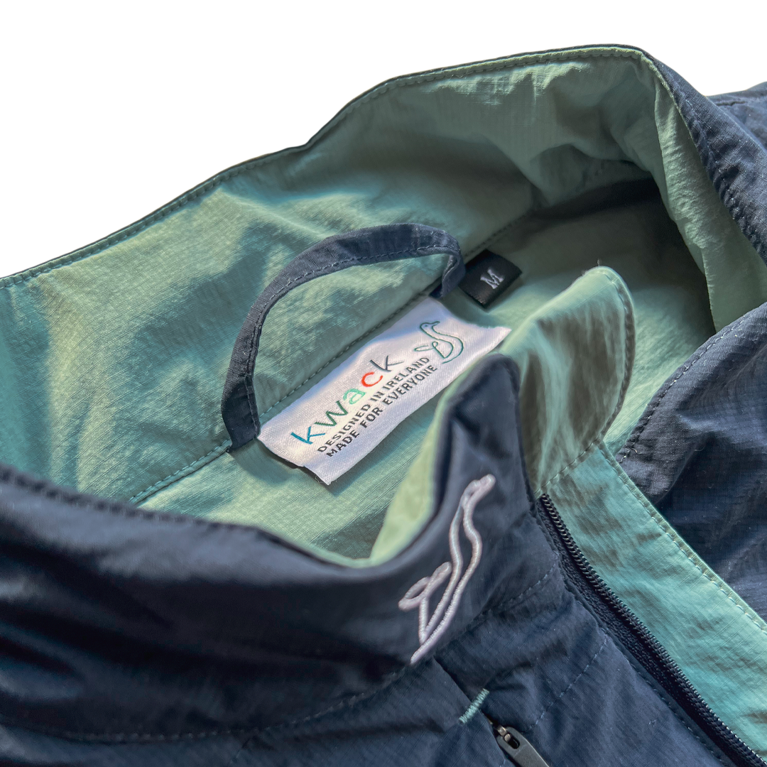 Quilted Tour Gilet - Navy/Sage