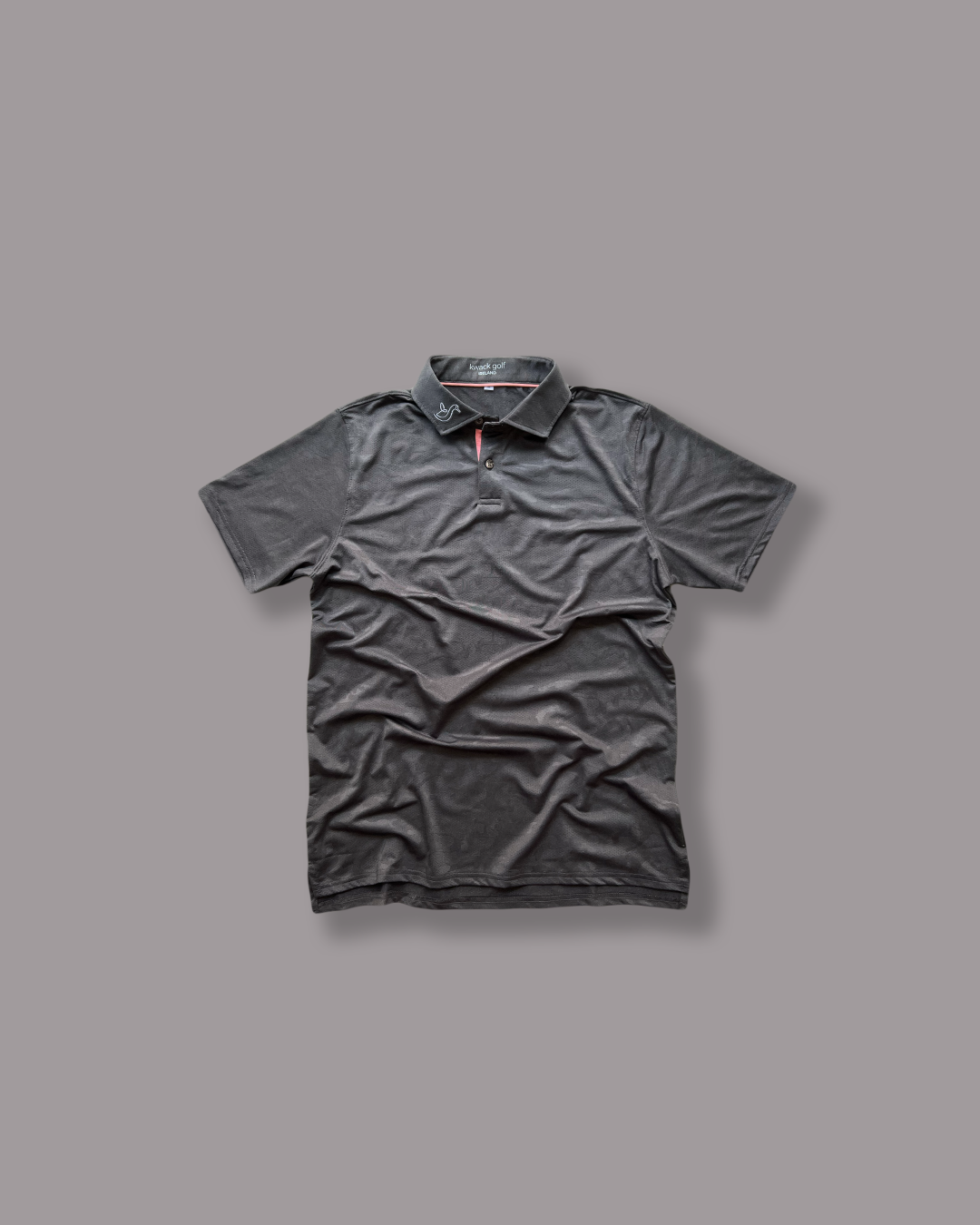 Jacquard Polo - Iron Grey