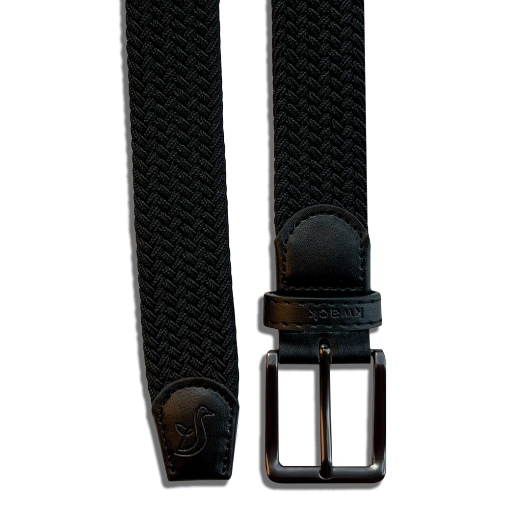 Braided Stretch Belt - Black